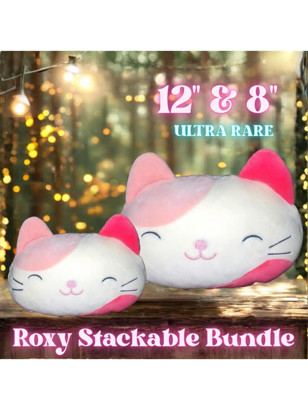 NWOT ULTRA RARE HTF Roxy Stackable Squishmallows 8" & 12"